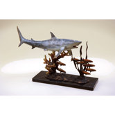 Shark with Prey Statue