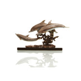 Reef Trio Dolphins Statue