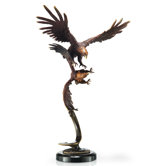 Double Flying Eagles Statue
