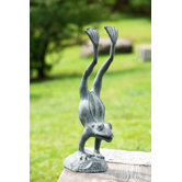Acrobatic Garden Frog Statue
