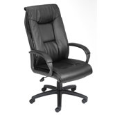 Pillow Top Design High-Back LeatherPlus Office Chair