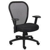 High-Back Professional Managers Mesh Chair with Arms