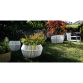 Loop Planter in White