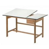Titan II Split Melamine Drafting Table