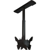 Complete Ceiling Mount Installation Kit with 3' to 5' Drop Adjustment for 13" to 37" Dual Back to Back Screens