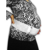 Light Support Maternity Belt in White