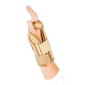 Right Universal Wrist Brace in Beige with Contoured Splint