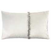 Stargazer Oyster Feather Filled Boudoir Cushion