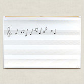 Porcelain Lifetime Music Boards 4' x 6'