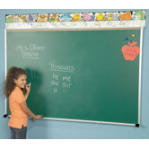 Porcelain Steel Chalkboards - Aluminum Trim