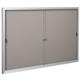 Standard Bulletin Board Cabinets - 2 Sliding Doors
