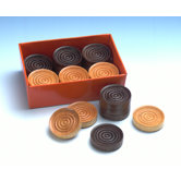 1.25" Wood Checkers