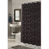Regal 100% Polyester Fabric Shower Curtain with Flocking