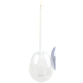 Abra Hand Blown Glass Candlestick