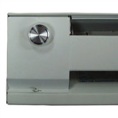 Electric Baseboard In-Built Thermostat Kit in Ivory & White
