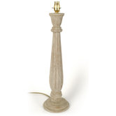 Lampstand A in Natural Limed finish