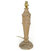 Ribbon Lampstand in Natural Limed finish