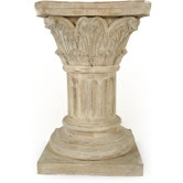 Small Borghese Pillar in Natural Limed finish