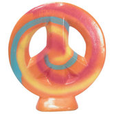 Girly Chic Double Sided Tie Dye Table Peace Sign