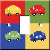 Four Cars Switch Cover