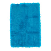 Flokati Turquoise Rug