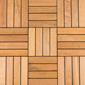 12" x 12" Wood Deck Tiles in Copacabana Itauba