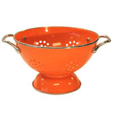 Calypso Basics 1.5 Quart Colander in Orange