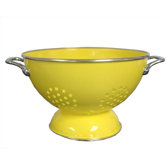 Calypso Basics 3 Quart Colander in Lemon with optional Accessories
