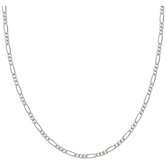 Sterling Essentials Sterling 2mm Silver Figaro Chain