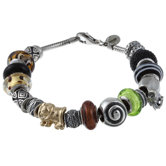 Signature Moments Sterling Silver Safari Theme Bracelet