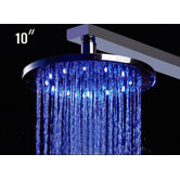 10" Round LED Rain Shower Head