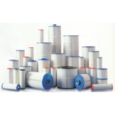 Outside Diameter: 7" Length: 19.6" Top and Bottom Inside Diameter: 3" Replacement Filter Cartridge for American / Premier - 6 oz 1