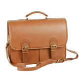 Single Compartment Briefcase with Laptop Case