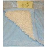 Micro Mink Reversing to Sherpa Crib Throw