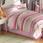 Annas Ruffle with Pillow Shams in Pink