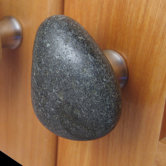 Serena Stone Cabinet Knobs in Neutral
