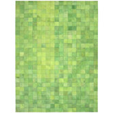 Medley Lemon Grass Hairhide Rug