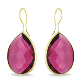 Pear Cut Gemstones Drop Earrings