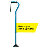 QuadPod Ultra Stable Cane Tip with Compact Quad Design 3/4" in Black