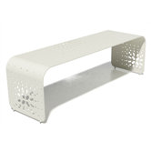 Pixel Burst Aluminum Picnic Bench