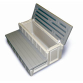 Spa Step with Storage in Gray