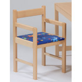 Kinderstuhl in Buche Natur mit Armlehne