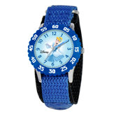 Kid's Cinderella Time Teacher Watch in Blue Nylon