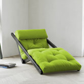 Fresh Futon Figo with Wenge Frame in Lime
