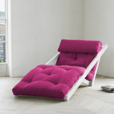 Fresh Futon Figo with White Frame in Pink