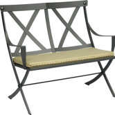 Cromwell Metal Garden Bench