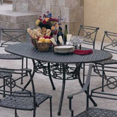 Delphi  Round Cast Top Dining Table