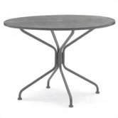 Premium Mesh Top Round Umbrella Dining Table