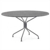 Deluxe Mesh Top Round Umbrella Dining Table