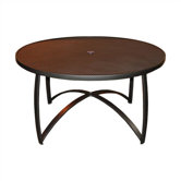 Wyatt 48" Round Umbrella Dining Table